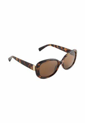 SQUARE WRAP - Slnečné okuliare - tortoiseshell brown