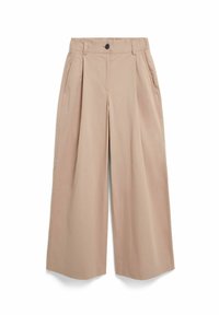 WIDE CHINO TWILL - Stoffhose - true camel