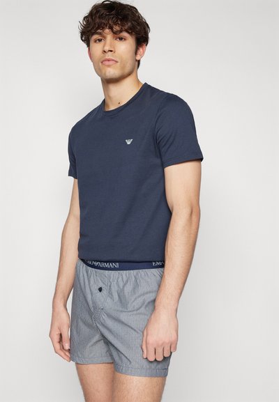 Emporio Armani PAJAMAS - Pizsama szett - blue