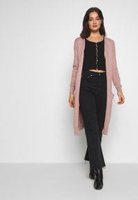JDY JDYMARCO LONG CARDIGAN - Jopica - woodrose melange