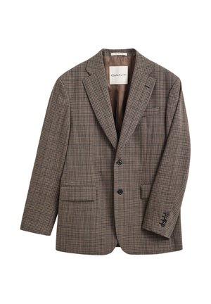 GANT, TAILORED SUIT JACKET - Veste de costume - dusky anthracite