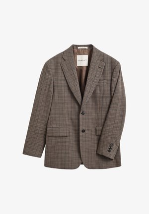 GANT, TAILORED SUIT JACKET - Veste de costume - dusky anthracite