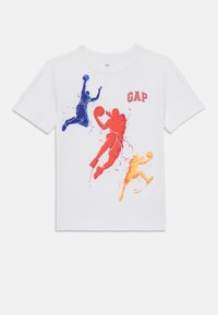 GAP BOYS - T-shirt con stampa - optic white