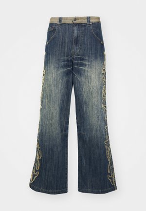 Jaded London APPLIQUE NEO COLOSSUS UNISEX - Loose-jeans - denim