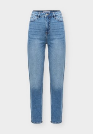 Pieces, PCGRACE HW MOM ANK JEANS BC - Jean Mom - medium blue denim