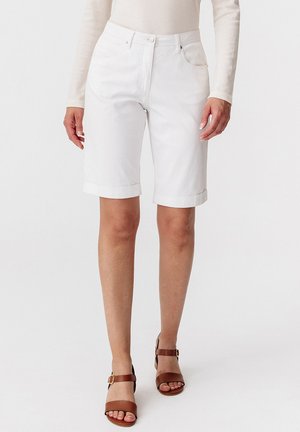 BERMUDA EXTENSIBLE - Shorts di jeans - white
