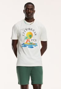 Shiwi Triko s potiskem - jet white