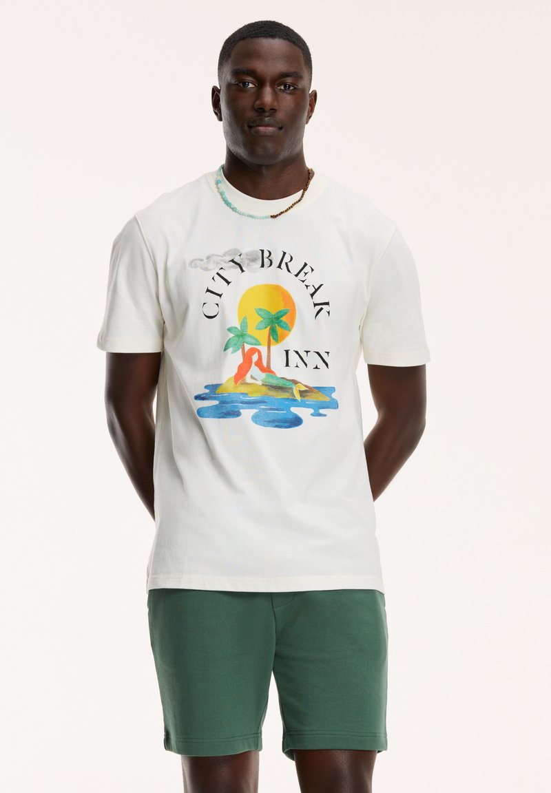 Shiwi Triko s potiskem - jet white