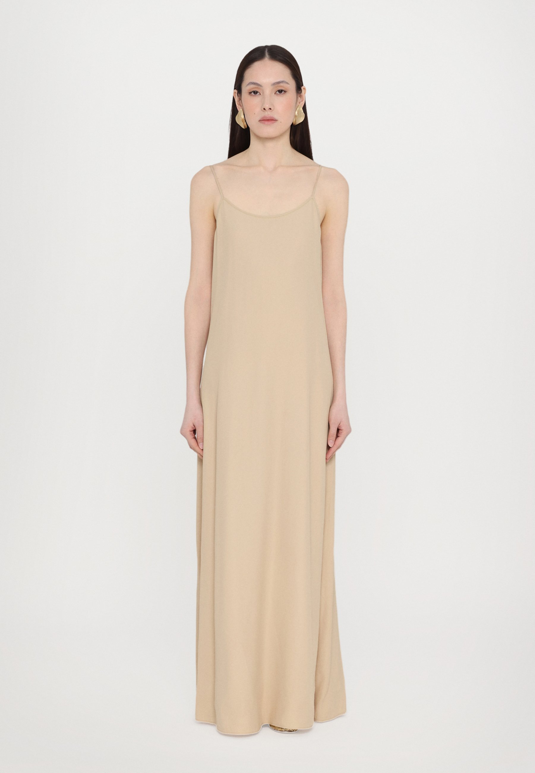 Filippa K DRAPED STRAP DRESS - Occasion wear - caramel be/beige - Zalando