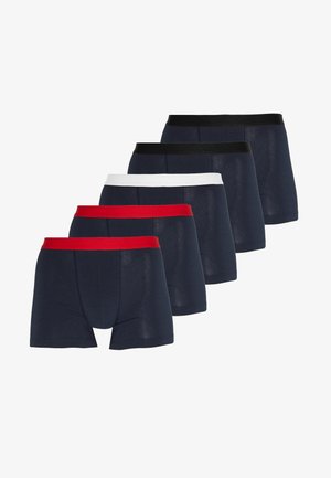 5 PACK - Trumpikės - dark blue/red