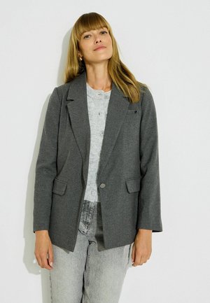 Grain de Malice, VESTE BLAZER COL TAILLEUR - Blazer - gris