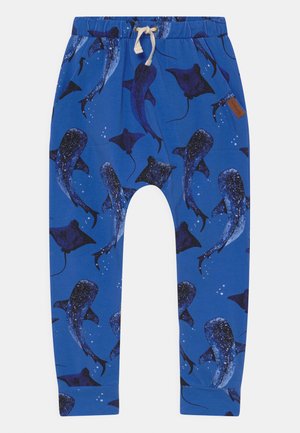 BAGGY PANTS WHALES & EAGLE RAYS UNISEX - Pantaloni sportivi - blue