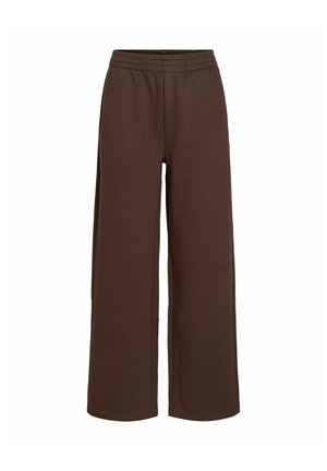 VILA, SWEAT PANTS VIVERA HIGH WAIST - Pantalon de survêtement - coffee bean