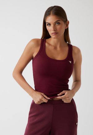 COLETTE TANK - Top - weinrot