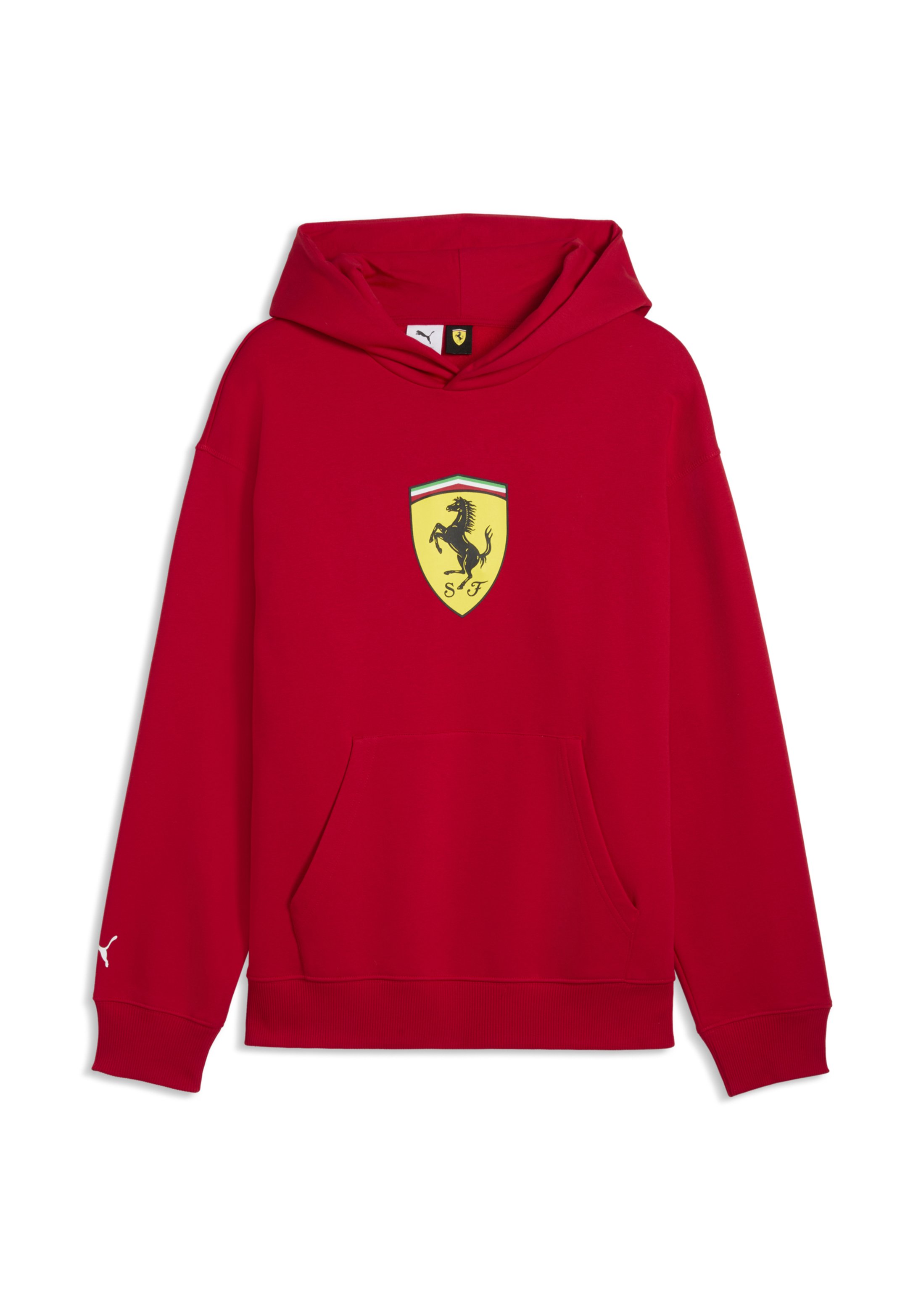 Puma SCUDERIA FERRARI SHIELD - Mikina s kapucí - rosso corsa
