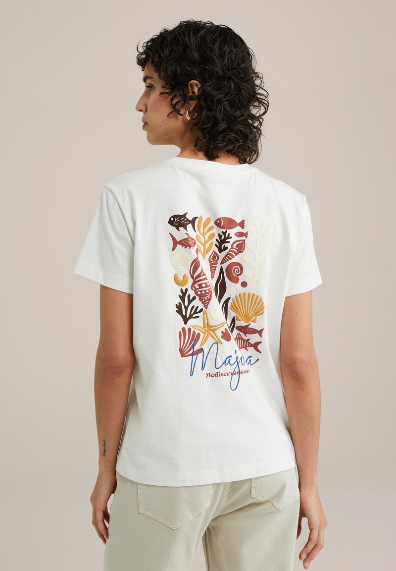 WE Fashion - Print T-shirt - white, Enlarge