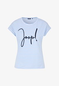 Unausgewählt, hellblau weiß