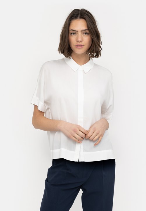 Chemisier Blanc - Occasion En Très Bon État - Style Élégant & Intemporel