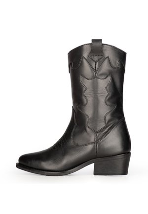 NOLIA WESTERN - Bottines de cowboy / motard - black