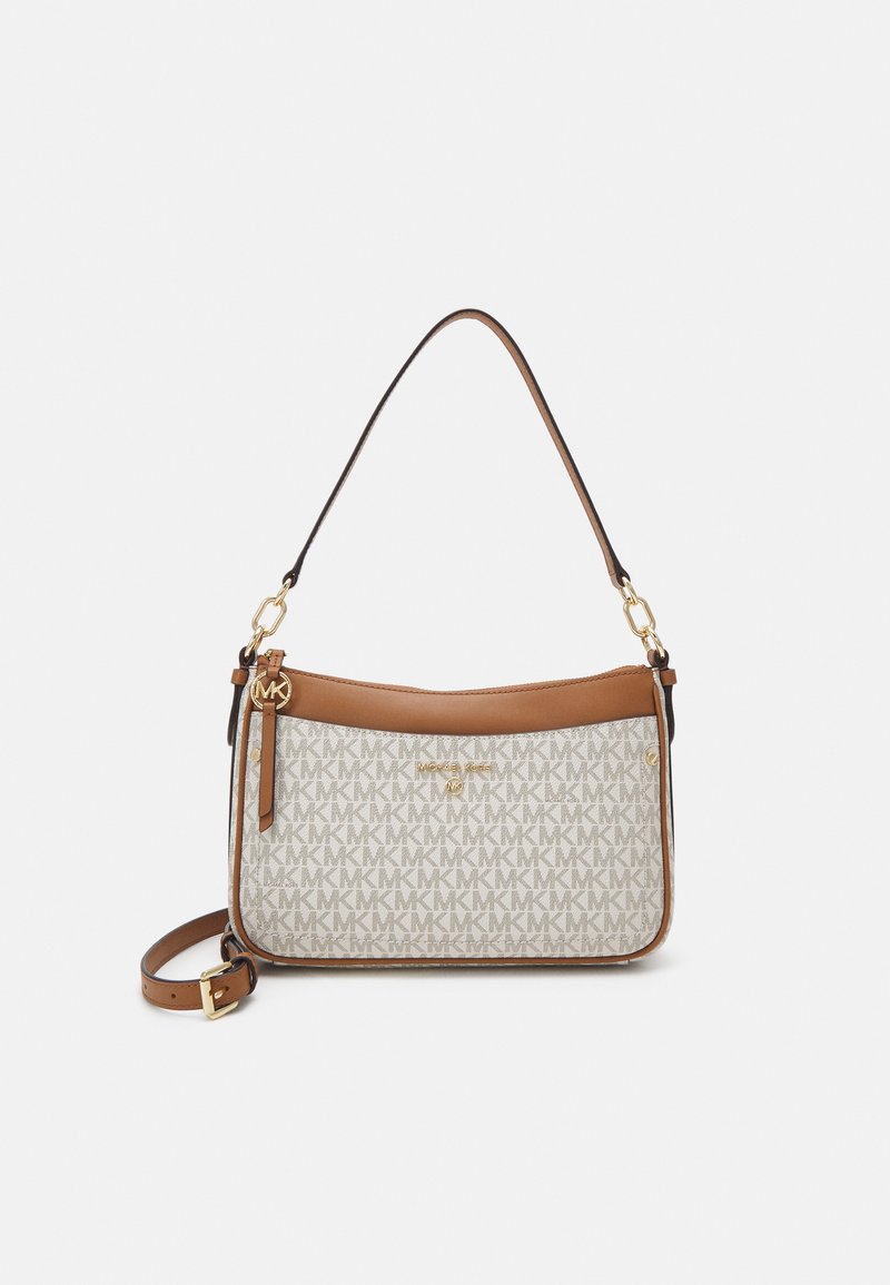MICHAEL Michael Kors JET CHARM POCHETTE XBODY - Handtas - vanilla