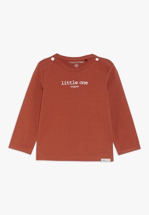 HESTER TEXT - Long sleeved top - spicy ginger