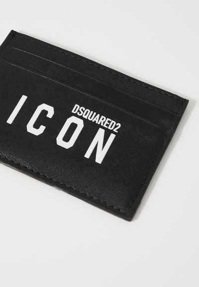 DSQUARED2 ICON CREDIT CARD HOLDER - Portafoglio - nero/bianco
