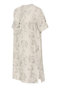 Cream BELLIS CAFTAN SHORT MOLLIE FIT - Kasdienė suknelė - face print