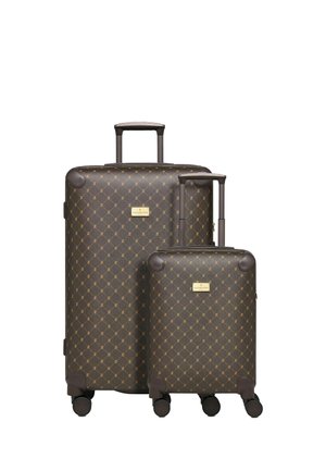 Lazarotti PALERMO 4 ROLLEN KOFFERSET 2-TEILIG UNISEX - Set di valigie - dark brown