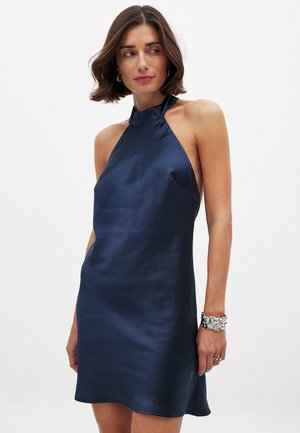 TIE BACK - Freizeitkleid - navy