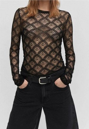 Mango, Blouse - black