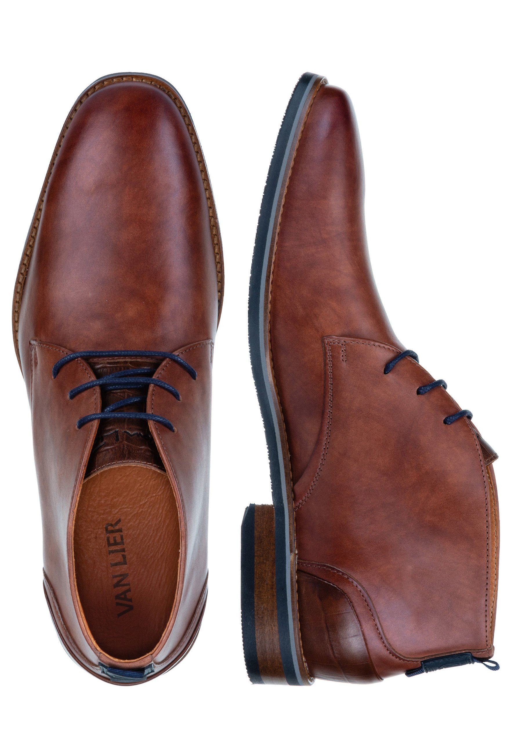 Van Lier Veterboots - cognac - Zalando.be