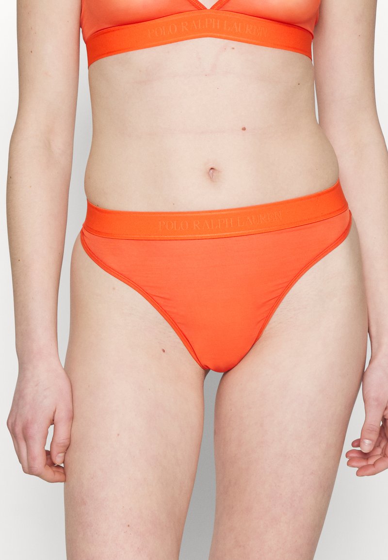 Polo Ralph Lauren HIGH WAIST THONG - Stringi - vermillion