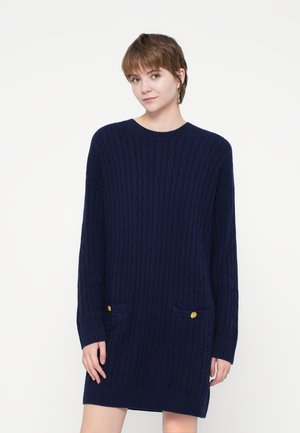 CREWNECK MINI DRESS - Džemperkleita - navy uniform