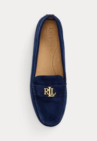 Lauren Ralph Lauren BARNSBURY SUEDE LOAFER - Mokasīni - refined navy