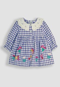 JoJo Maman Bébé GINGHAM  SET - REGULAR FIT - Tamprės – kelnės - lilac purple fairy applique