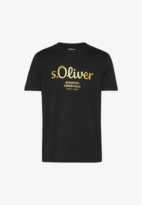 Unselected, schwarz logo groß gold