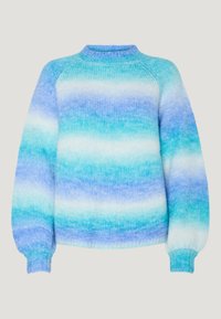 PCRAINBOW - Striktrøje - clear blue/muilti
