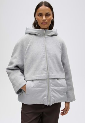 OPUS, RELAXED FIT QUILTED TEXTURE - Winter jacket - grey