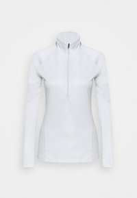 TECH ZIP TWIST - Long sleeved top - halo gray