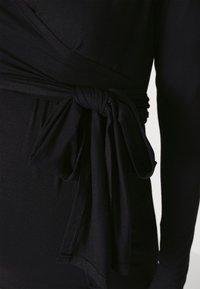 Lindex Maternity MOM WRAP - Camisola de manga comprida - black