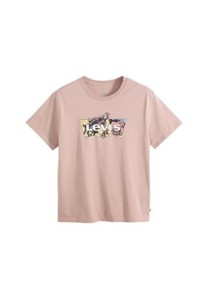 Levi's®, LSE_SS RELAXED FIT TEE BOXTAB 5IN BLACK. - Camiseta estampada - levis records crus - pinks