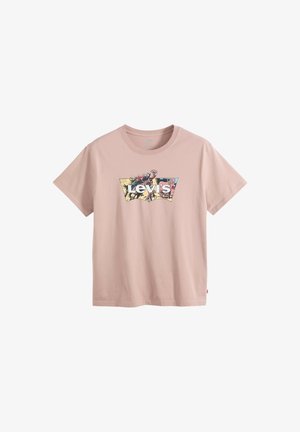 Levi's®, LSE_SS RELAXED FIT TEE BOXTAB 5IN BLACK. - Camiseta estampada - levis records crus - pinks