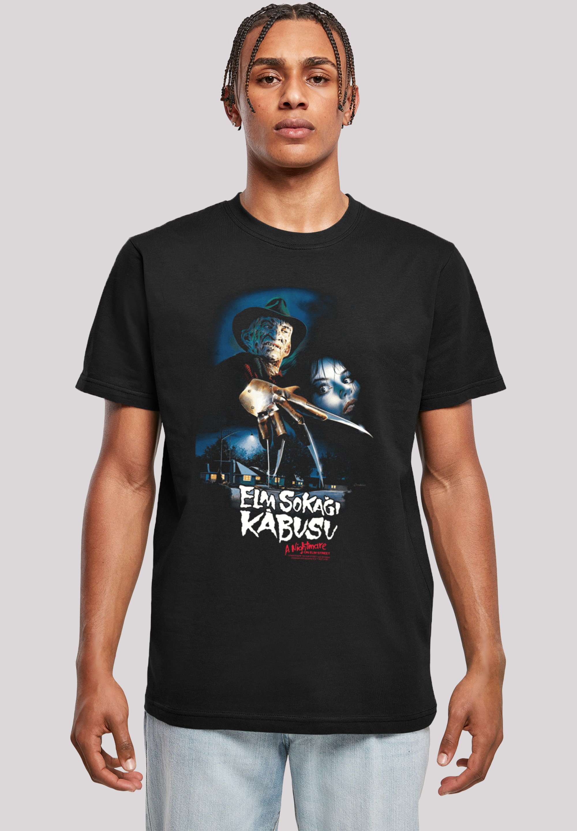 A Nightmare on Elm Street Freddy Uomo T-Shirt Nero S 100% Cotone Regular