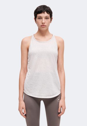ODLO RUN EASY LINENCOOL TANK - Sport T-Shirt - stone grey melange