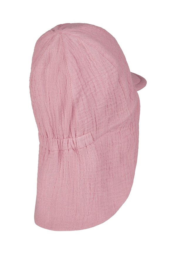 MIT NACKENSCHUTZ MUSSELIN – Mütze – rose