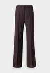STRAIGHT PANTS - Calças - burgundy