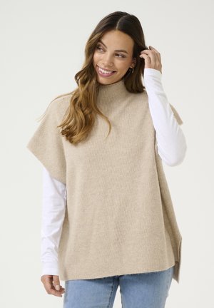 STARI - Waistcoat - beige melange