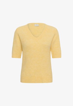 Kaffe, KAFFE KAIRIS V NECK PULLOVER - T-shirt basique - sunlight