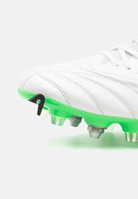 Mizuno MORELIA NEO IV Β ELITE MIX - Scarpe da calcio per terreni duri - white/neon green/cool gray