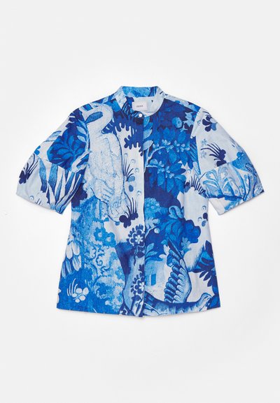 Erdem BLOUSON SLEEVE BUTTON DOWN SHIRT - Blůza - lupin blue